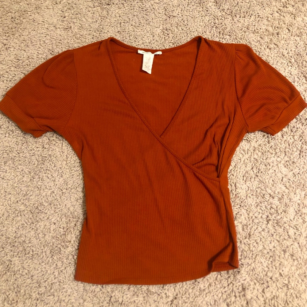 Caution To The Wind Rust Cross-Over Top